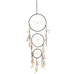 Black Dreamcatcher with Feathers