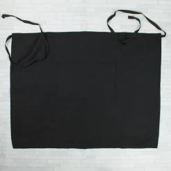 Black Waist Apron With Pocket 103-016
