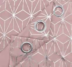 Blackout Curtains Eyelet Moreno Pink by Velosso