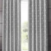 Blackout Curtains Eyelet Moreno Silver by Velosso