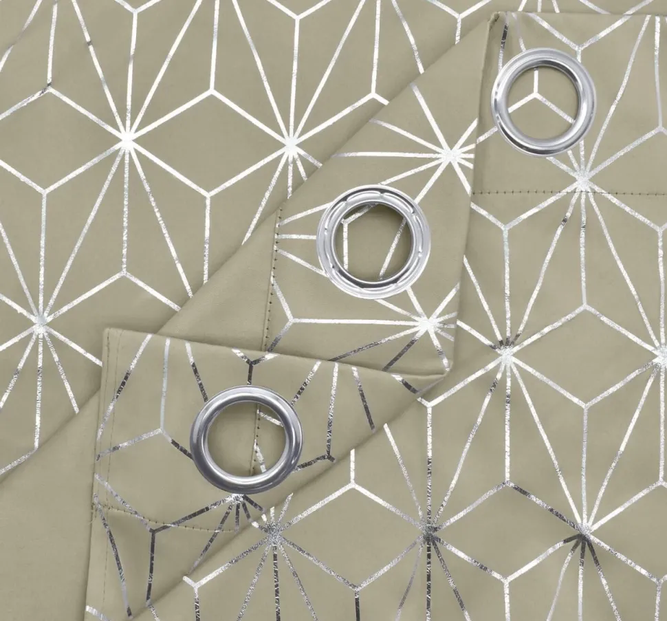 Blackout Curtains Eyelet Moreno Latte by Velosso