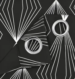 Blackout Curtains Onyx Black by Velosso