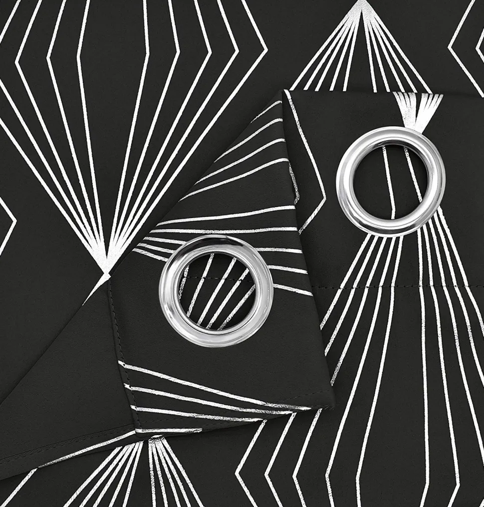 Blackout Curtains Onyx Black by Velosso