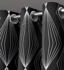 Blackout Curtains Onyx Black by Velosso