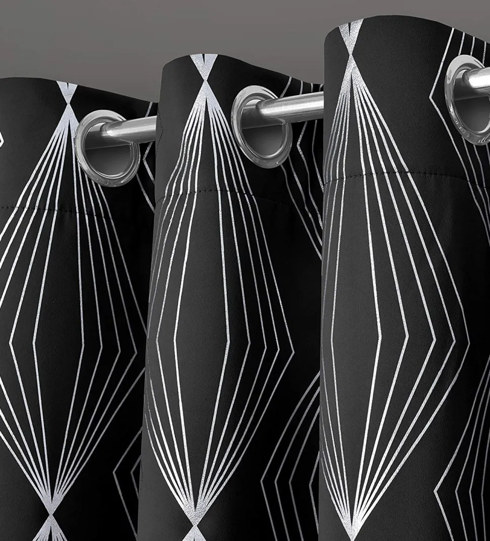 Blackout Curtains Onyx Black by Velosso