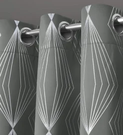 Blackout Curtains Onyx Grey by Velosso