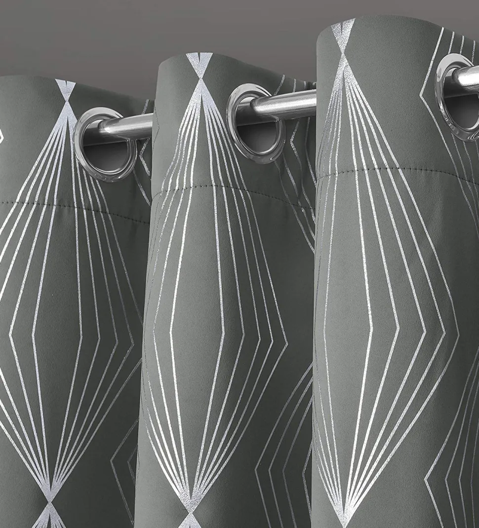 Blackout Curtains Onyx Grey by Velosso