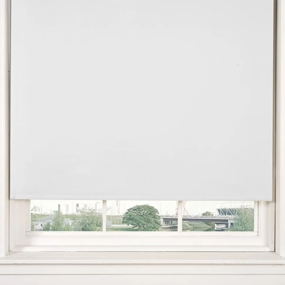 Blackout Roller Blind White 165cm Drop
