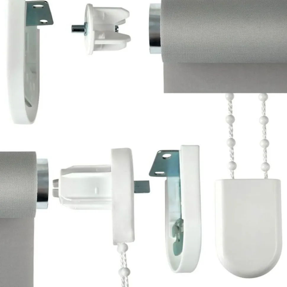 Blackout Roller Blind White 165cm Drop