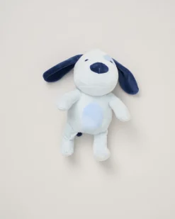 Blue Baby Puppy Dressing Gown with Toy