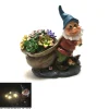 Blue Hat Gnome Outdoor Solar Light