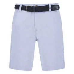 Blue Oxford Shorts By Tokyo Laundry