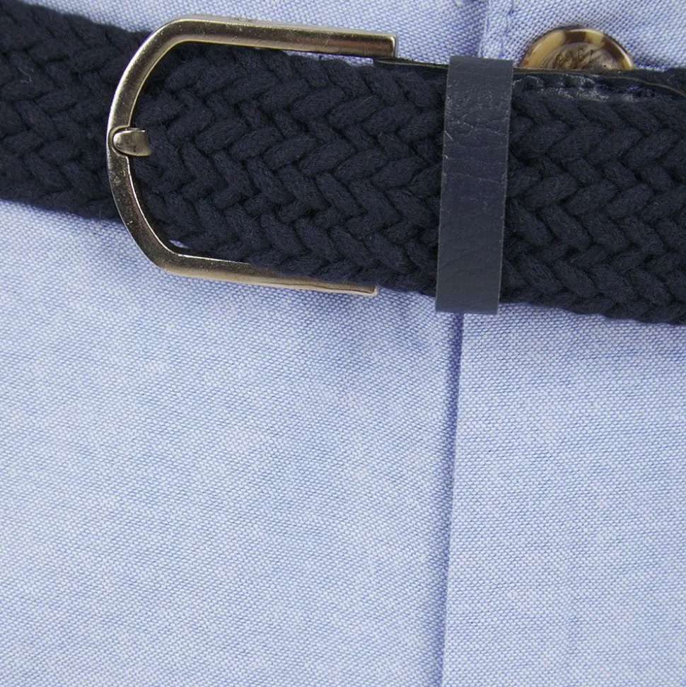 Blue Oxford Shorts By Tokyo Laundry