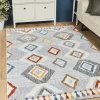Boho Geometric Multi-Coloured Rug