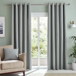 Bondi Eyelet Readymade Curtains Mineral