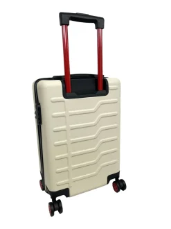 Bordlite 20" Lightweight Wheel Suitcase White