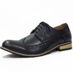 Boys Brogue Shoes - Black