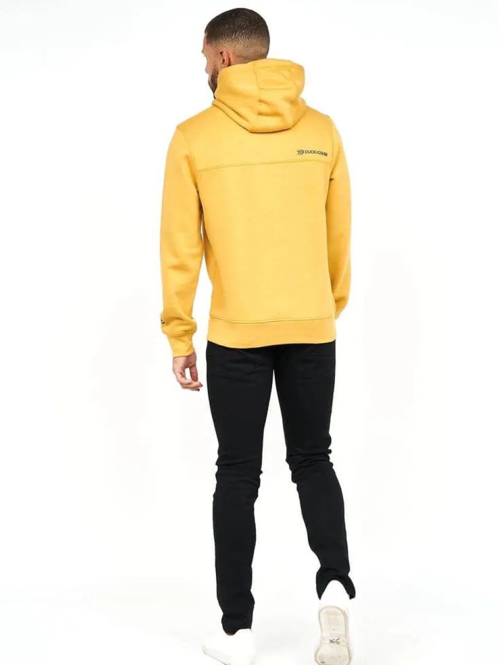 Bromley Organic Men's Hoodie Yellow by Duck & Cover