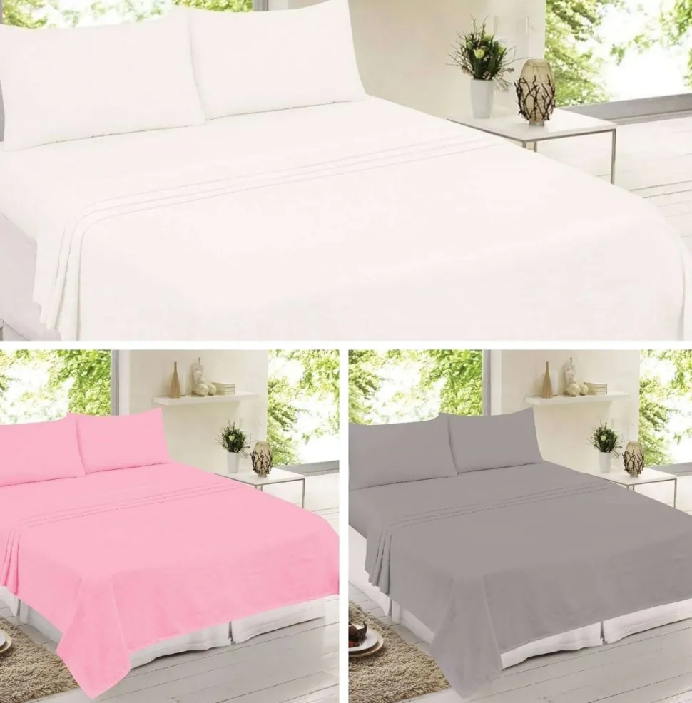 Brushed Cotton Flannelette Sheet Sets by Lewis