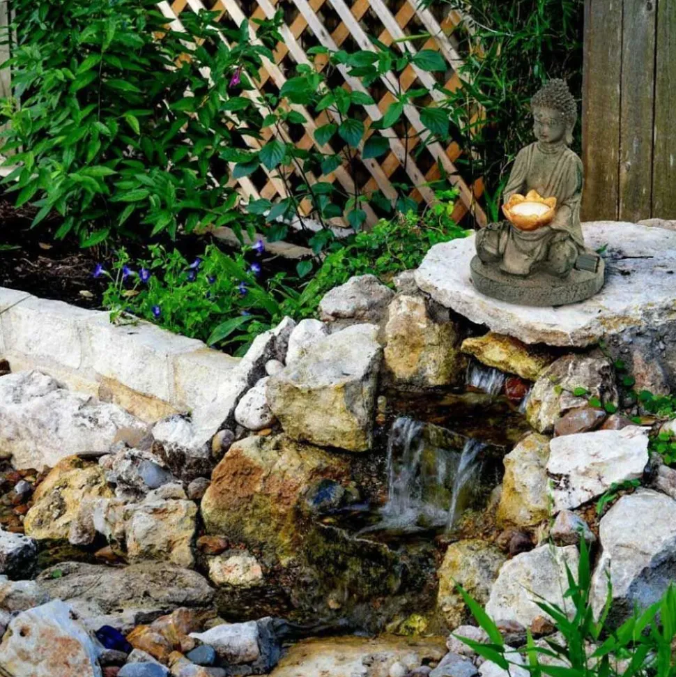 Buddha Garden Solar Light