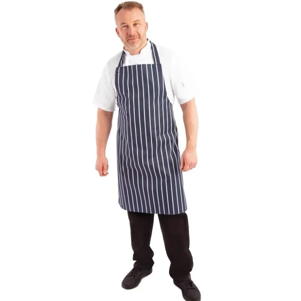 Butchers Apron Blue & White 103-035