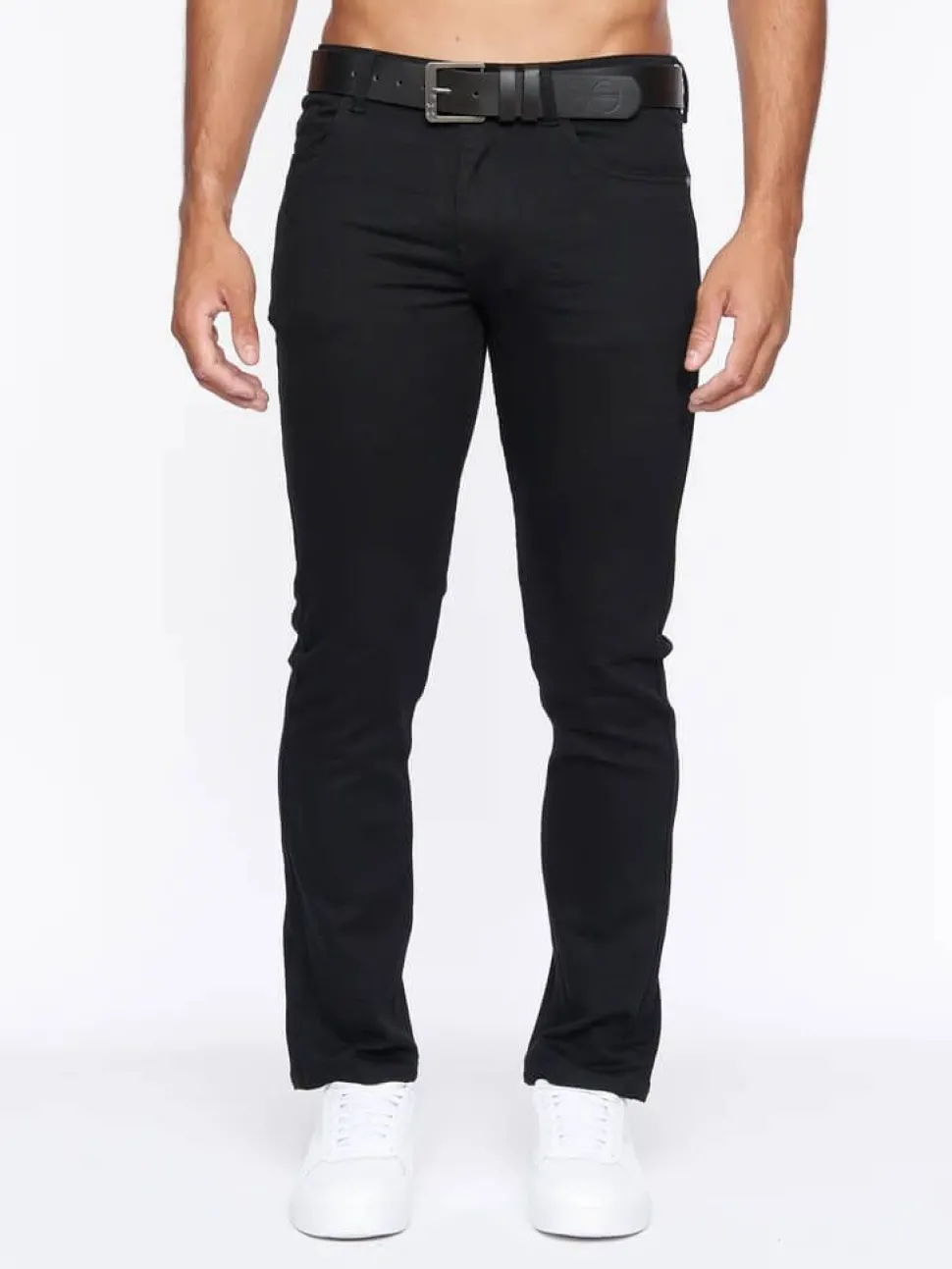 Cadman Straight Jeans Black Wash by Crosshatch