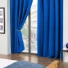 Cali Blue Blackout Eyelet Readymade Curtains