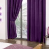 Cali Purple Blackout Eyelet Readymade Curtains