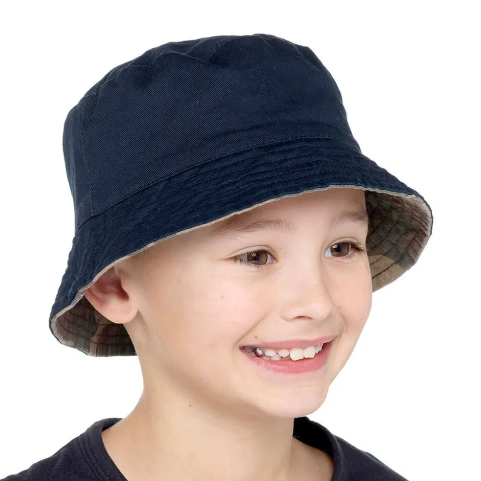Camouflage Reversible Bucket Hat Khaki