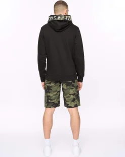 Camtort Hoodie Black by Crosshatch