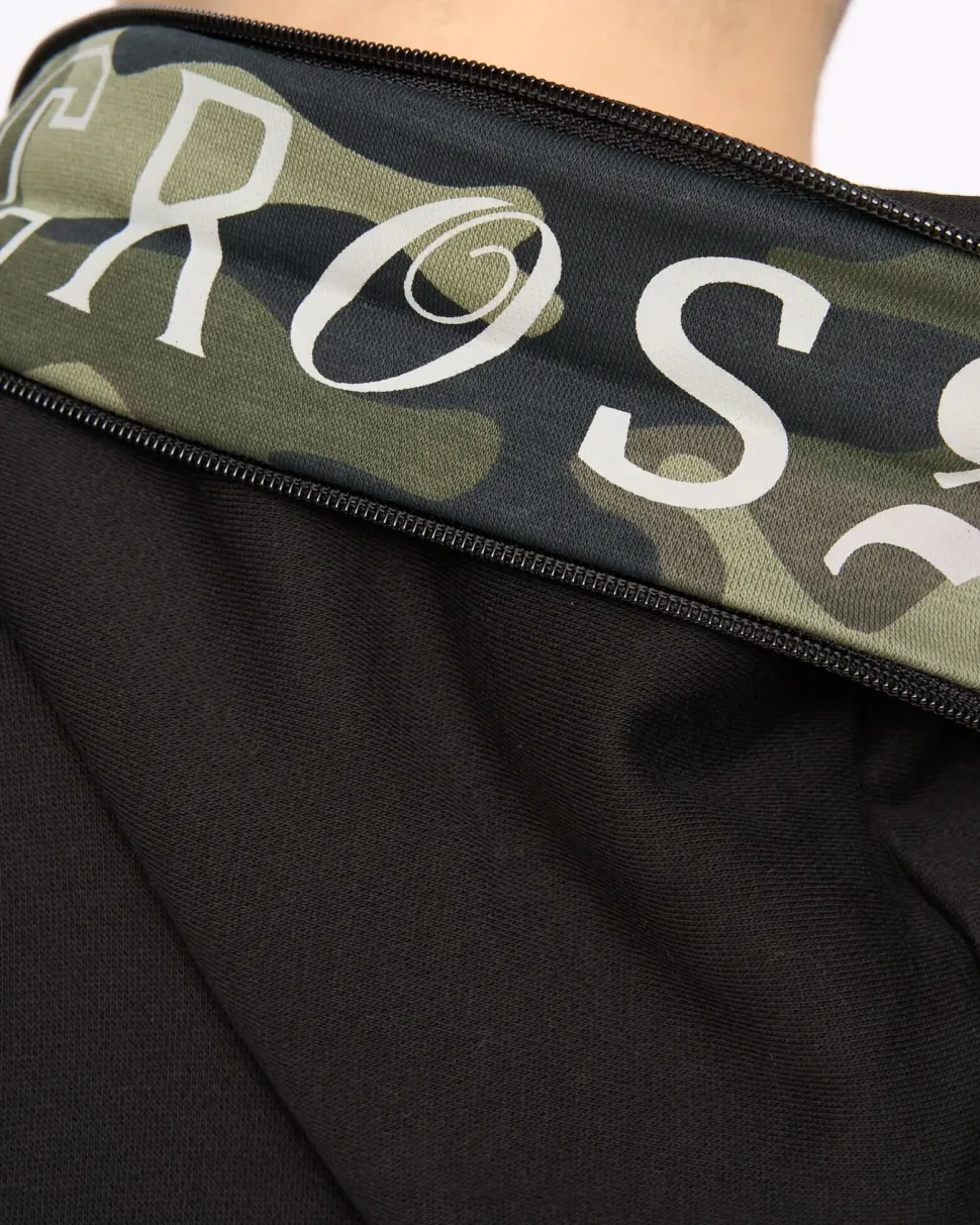 Camtort Hoodie Black by Crosshatch