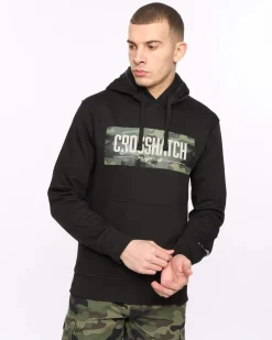 Camtort Hoodie Black by Crosshatch