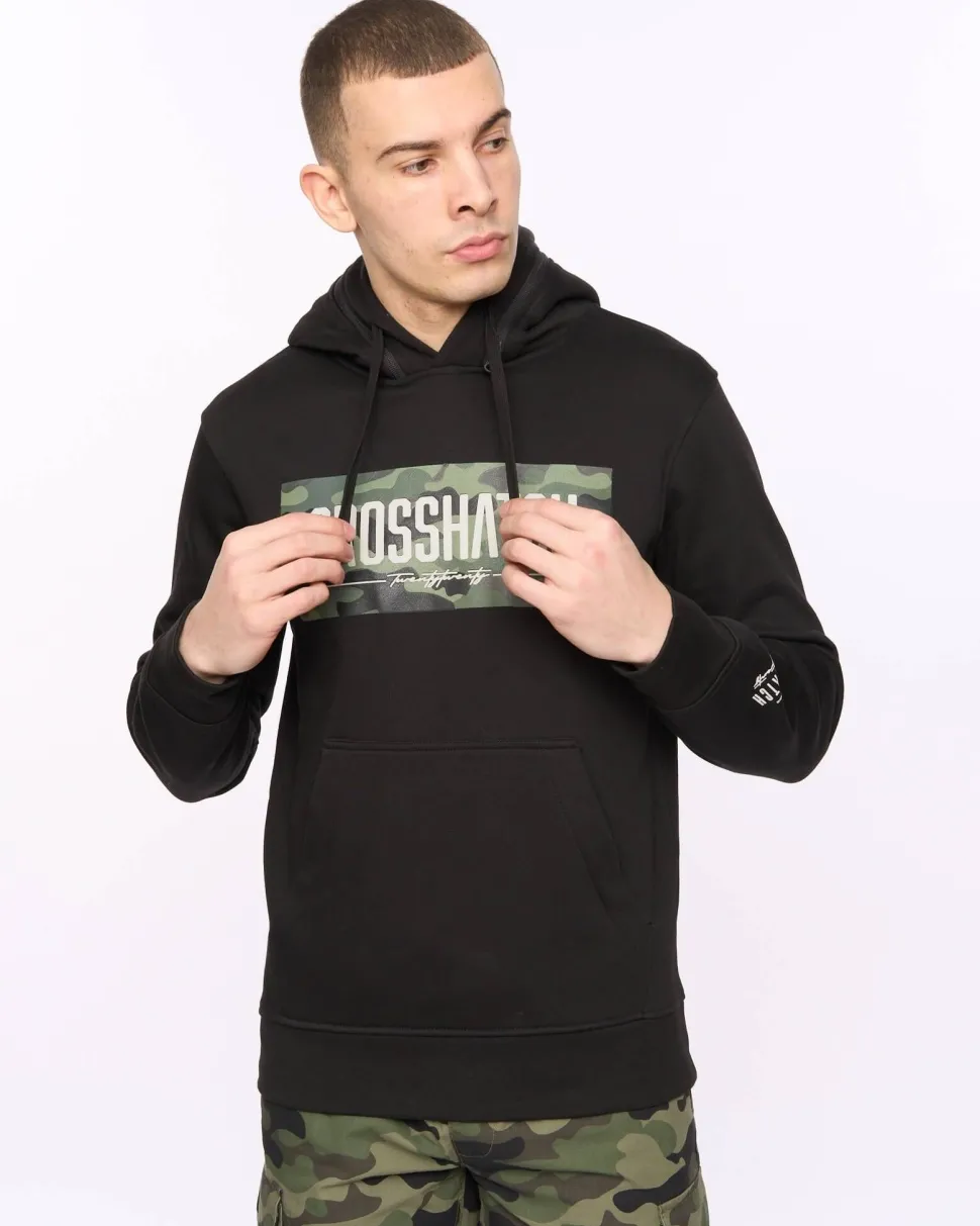 Camtort Hoodie Black by Crosshatch