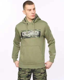 Camtort Hoodie Olive by Crosshatch