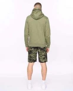 Camtort Hoodie Olive by Crosshatch