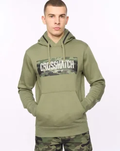 Camtort Hoodie Olive by Crosshatch