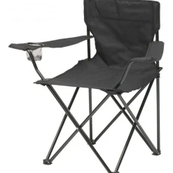 Canvas Chair With Arms Black