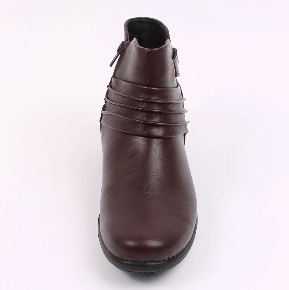 Cara Women's Comfort Walk Boots Wine