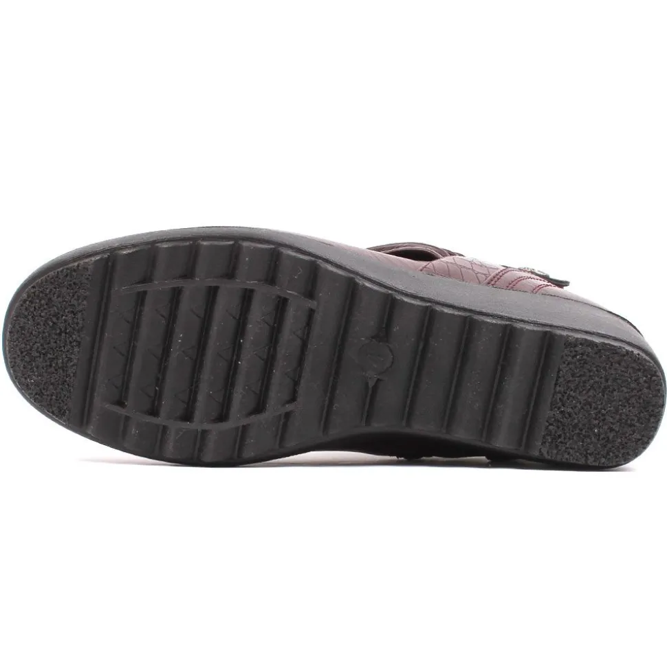 Cara Women's Comfort Walk Boots Wine