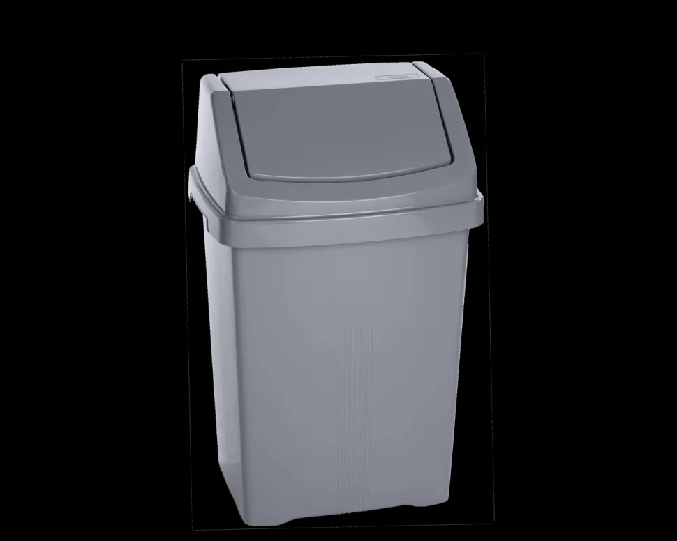 Casa 25 Litre Swing Bin Silver