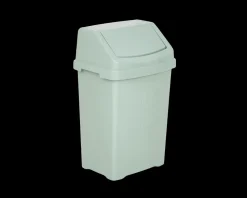 Casa 25 Litre Swing Bin Silver Sage