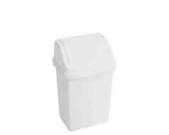 Casa 8 Litre Swing Bin White