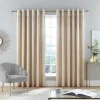 Catheine Lansfield Glitzy Eyelet Curtains