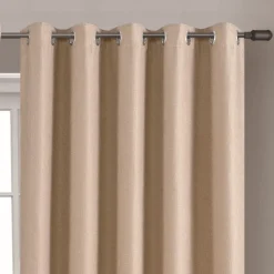 Cavendish Eyelet Readymade Curtains Natural 66x72