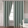 Cavendish Eyelet Readymade Curtains Teal 66x72