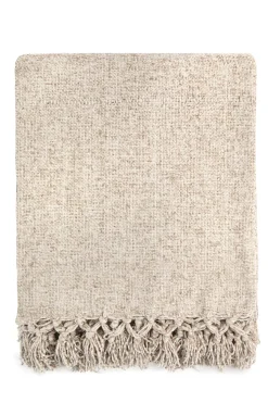 Chenille Throw Dove Grey