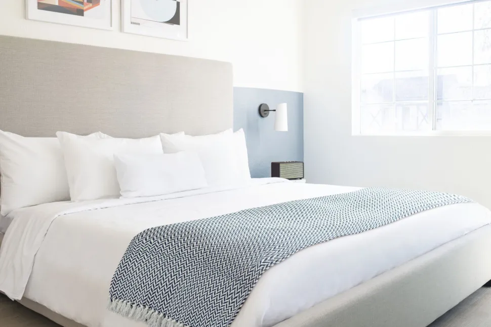 Cherokee Recycled Cotton Throw - Navy