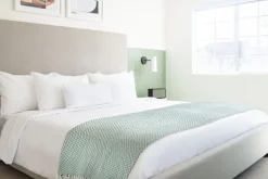 Cherokee Recycled Cotton Throw - Pistachio