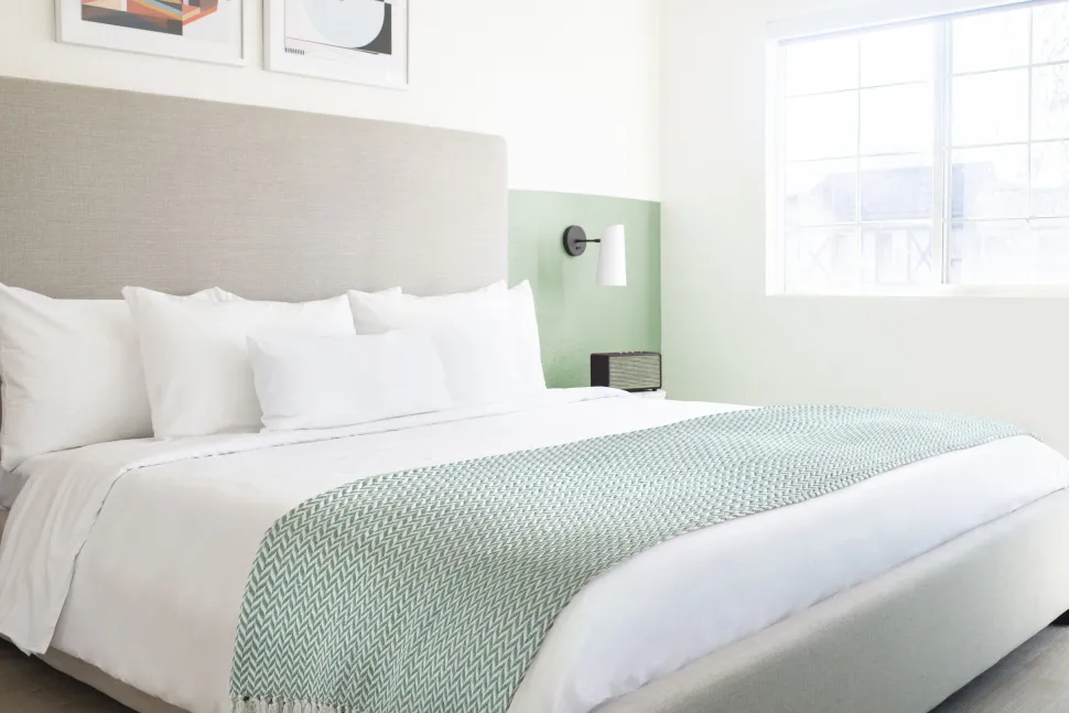 Cherokee Recycled Cotton Throw - Pistachio