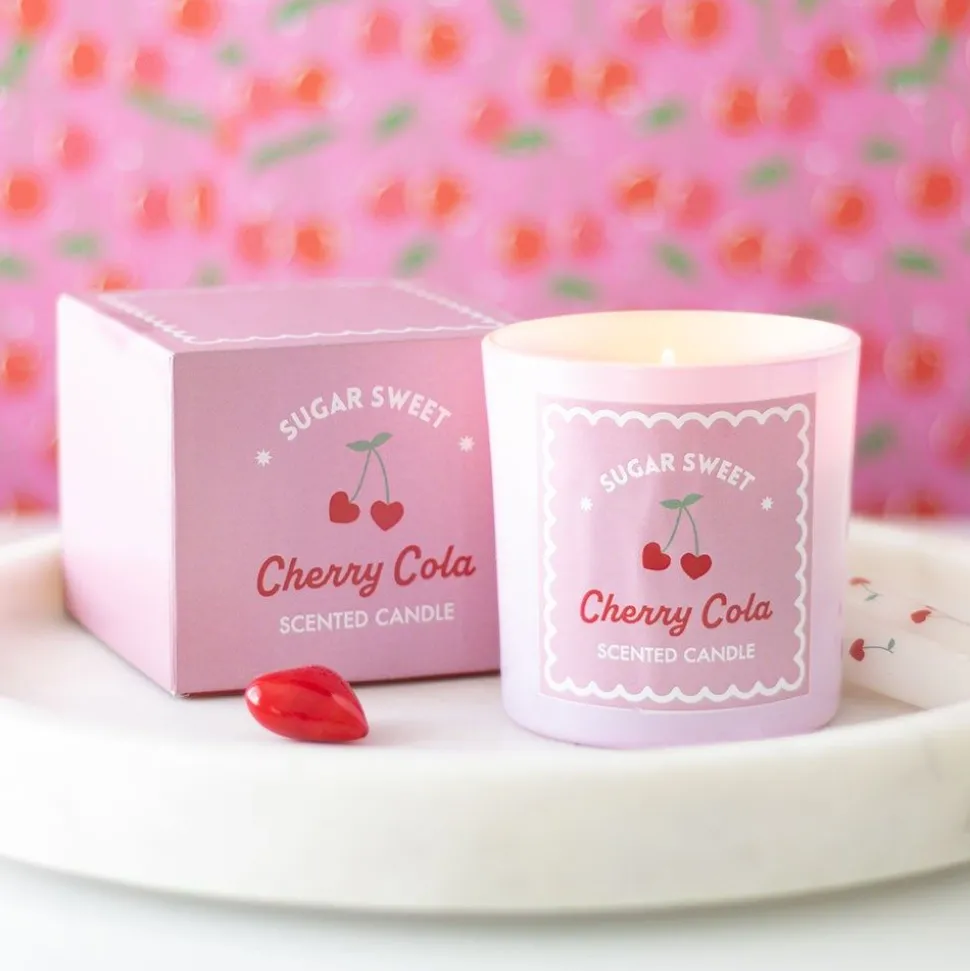 Cherry Cola Glass Candle